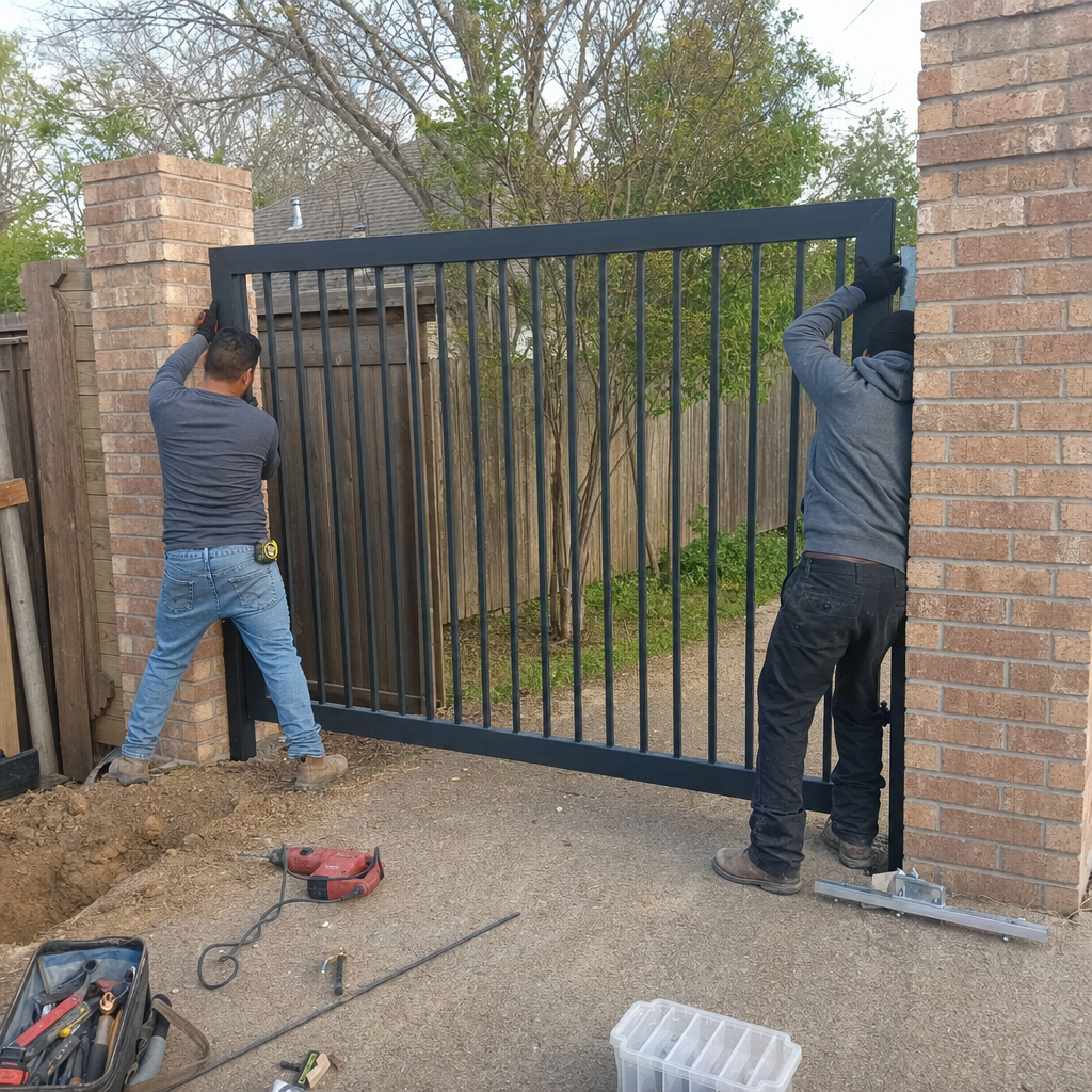 Gate installation by professionals