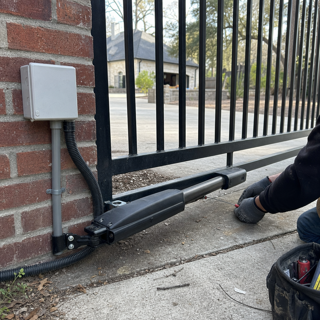 Gate motor and opener installation and repair